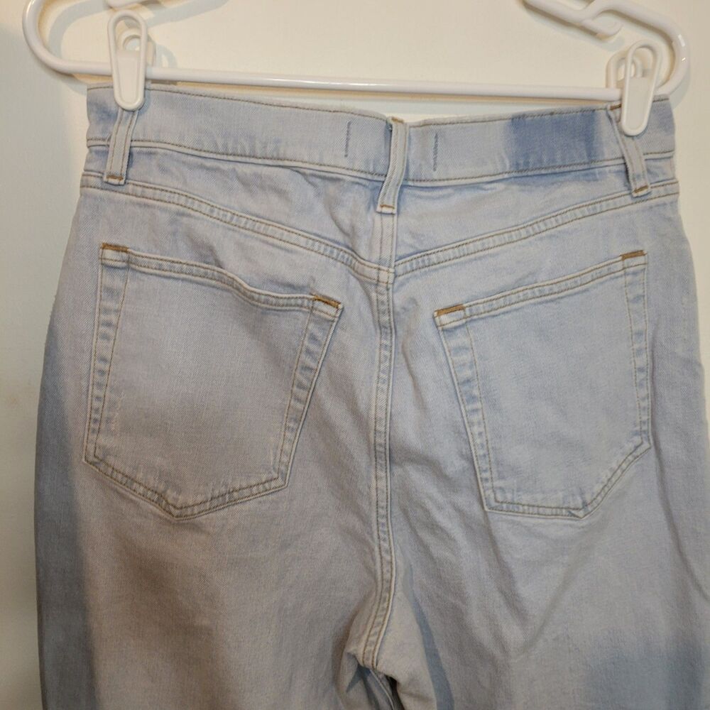 Abercrombie & Fitch Curve Love Women's Ultra High-Rise Ankle Straight Jeans sz30 - Picture 6 of 8